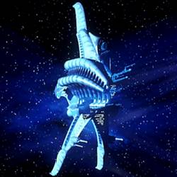 Minbari Cruiser is a powerful present in the space around Babylon 5